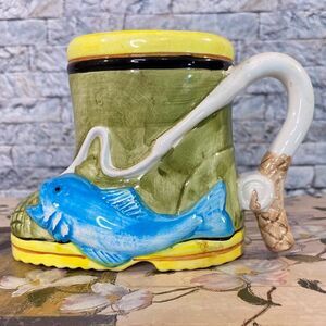 Fisherman Boot Coffee Mug Vintage 1992 from EnB Giftware Company Novelty Gift